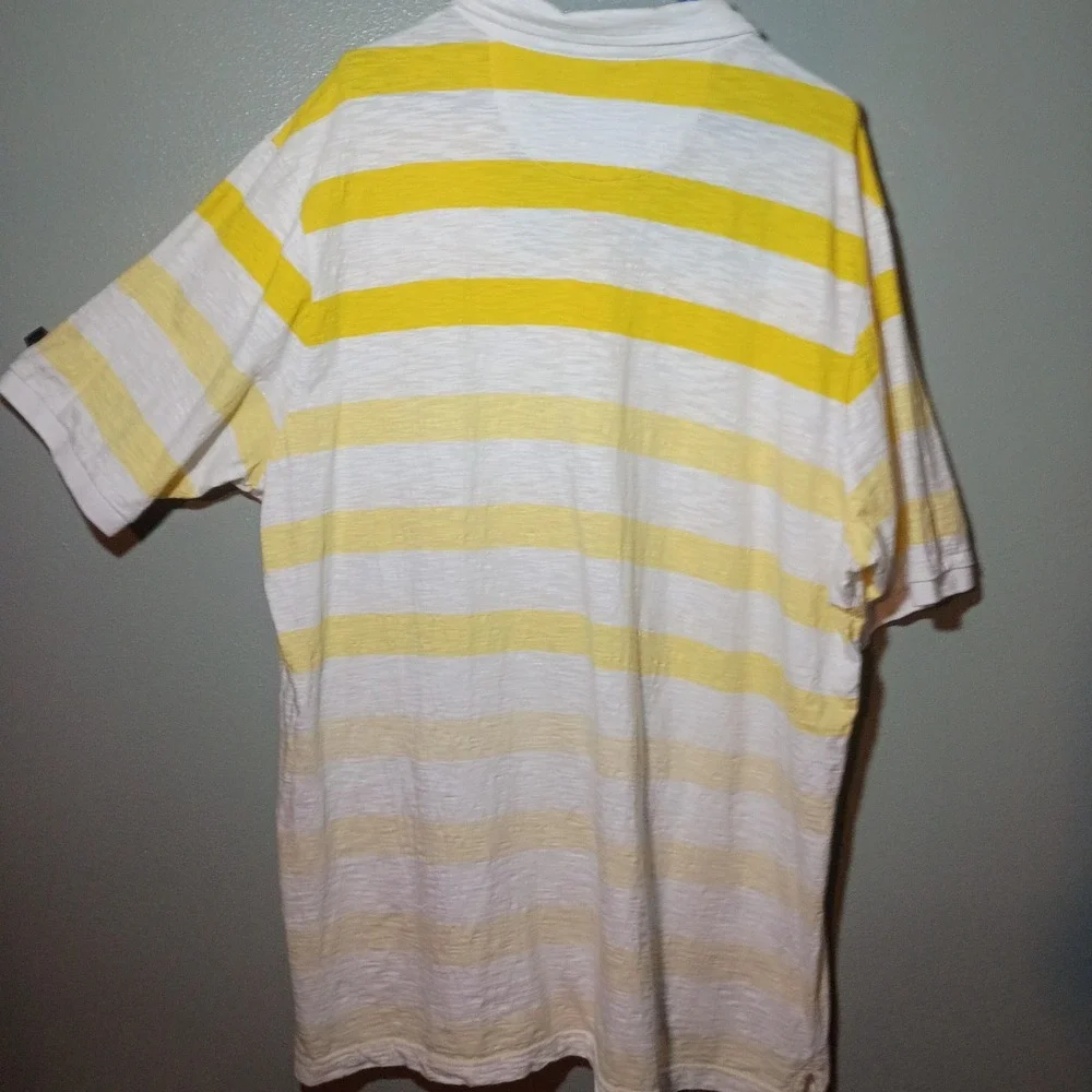Ralph Lauren , The Coastland Wash, Striped Coastal Polo Yellows, XXL, Rad